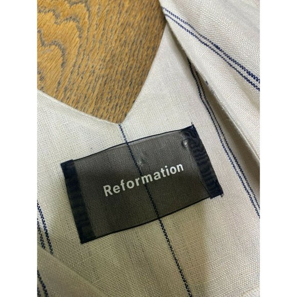 Reformation Cayman 100% Linen Mini Dress XL - Picture 10 of 12